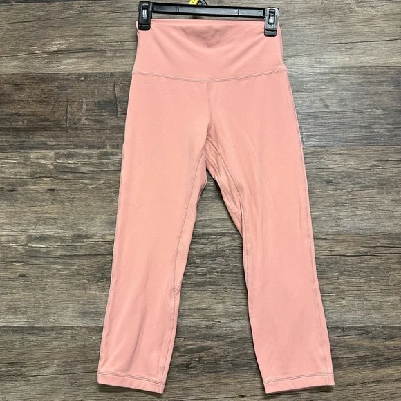 Lululemon Pale Pink Women’s Leggings Pants - Picture 2 of 7